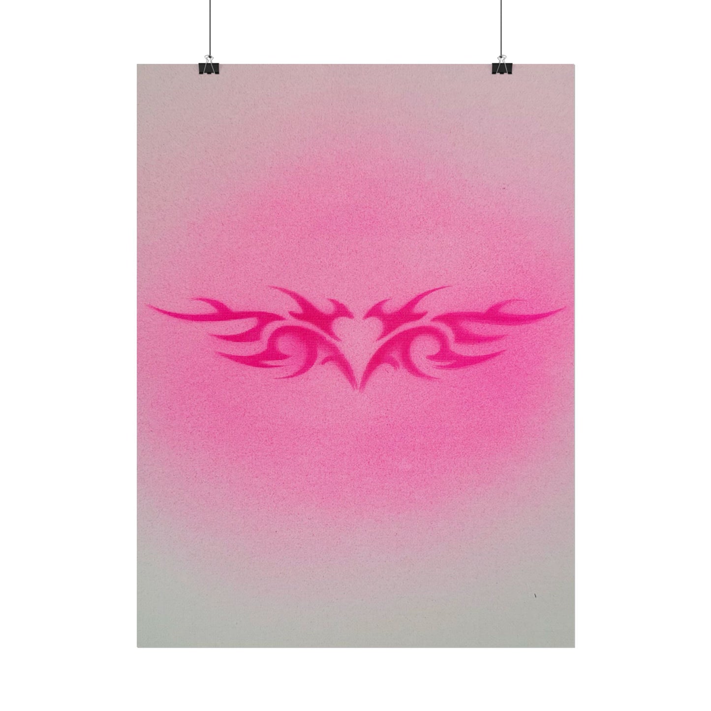 "trampstamp" airbrush rolled print