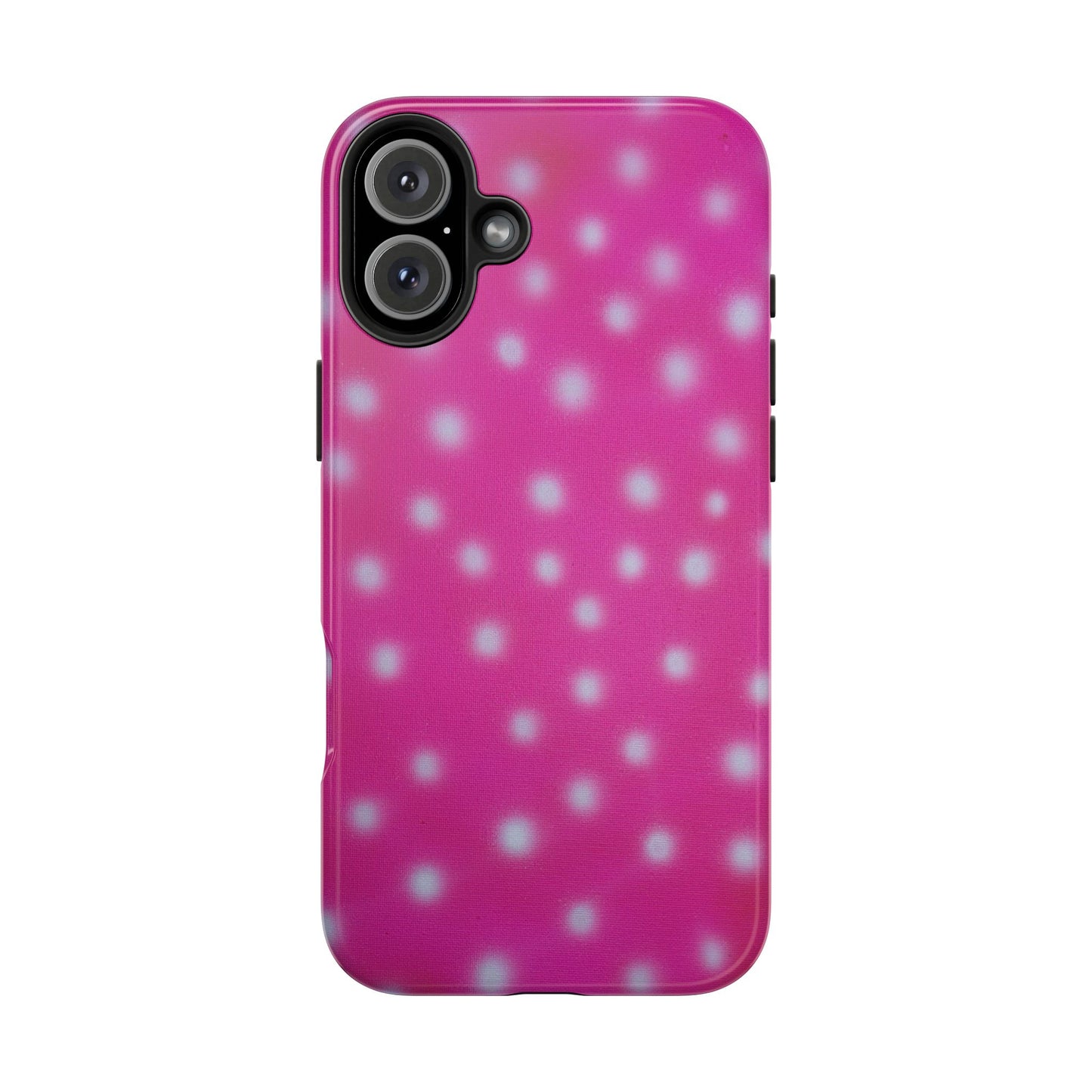 "bubblegum polka dot" airbrush iPhone case