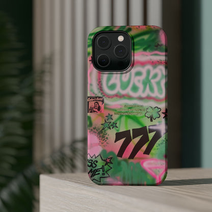 MagSafe "so lucky" airbrush iPhone case