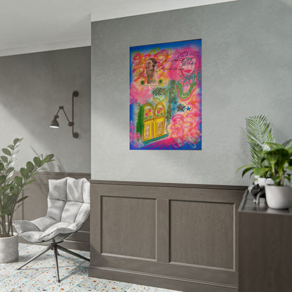 "new orleans, la" airbrush rolled print