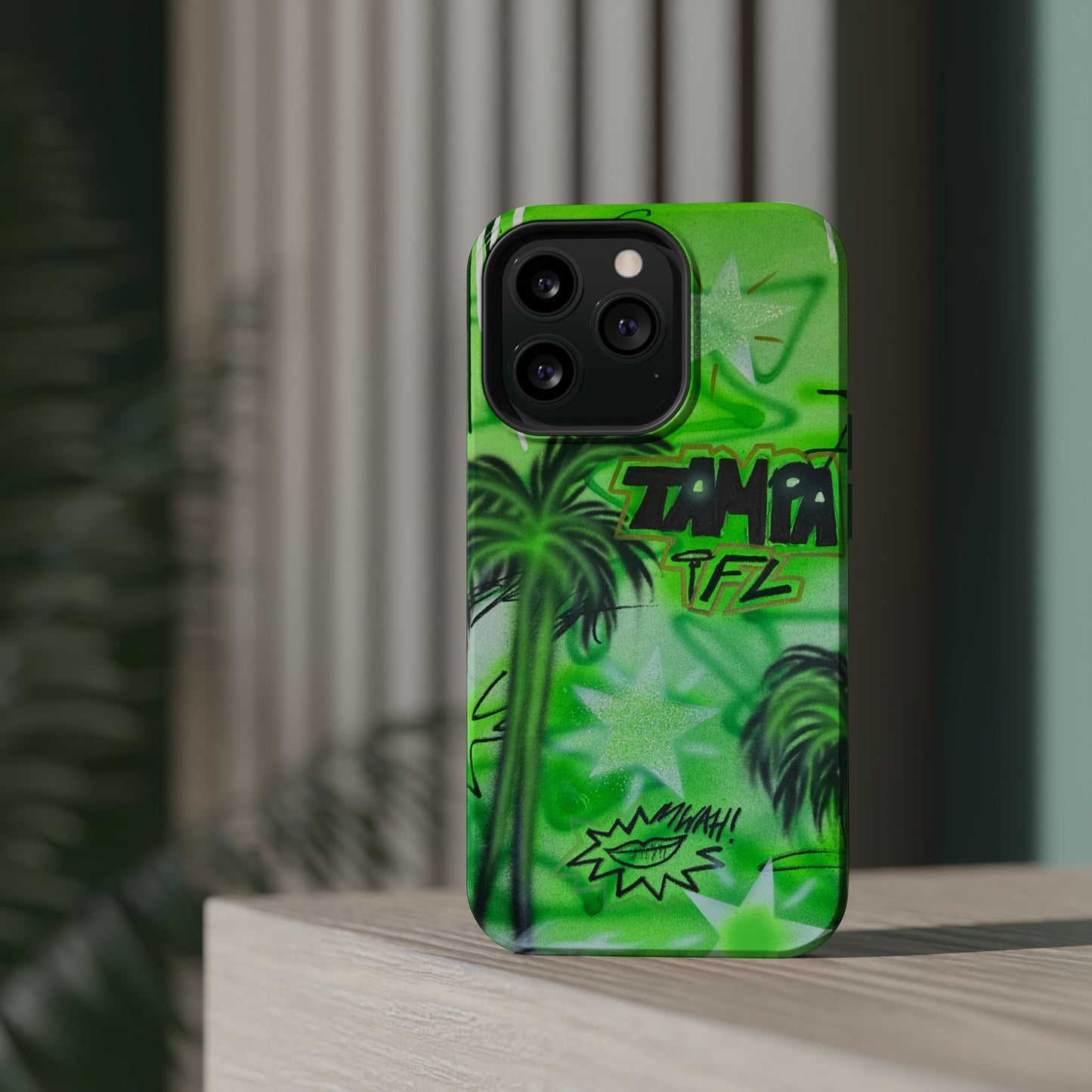 MagSafe "tampa, fl" airbrush iPhone case