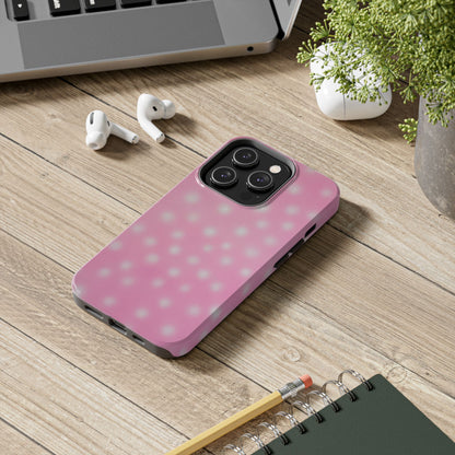 "strawberry swirl polka dots" airbrush iPhone case
