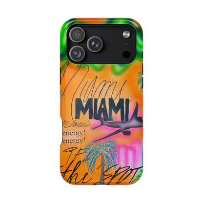 MagSafe "miami, fl" Airbrush iPhone Hülle