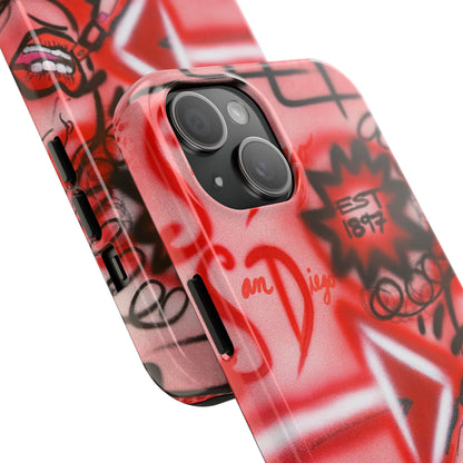 "san diego" airbrush iPhone case