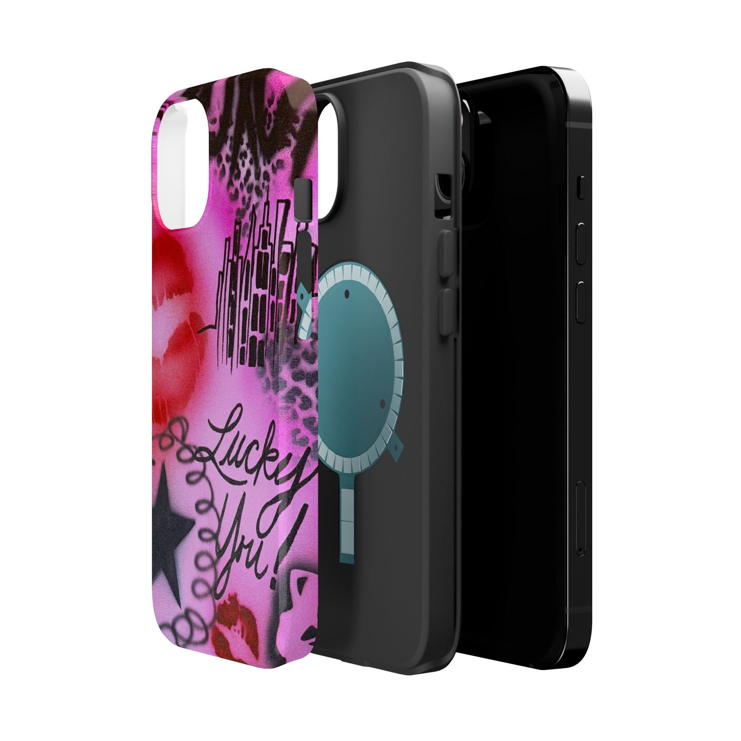 MagSafe "ulterior motive" airbrush iPhone case