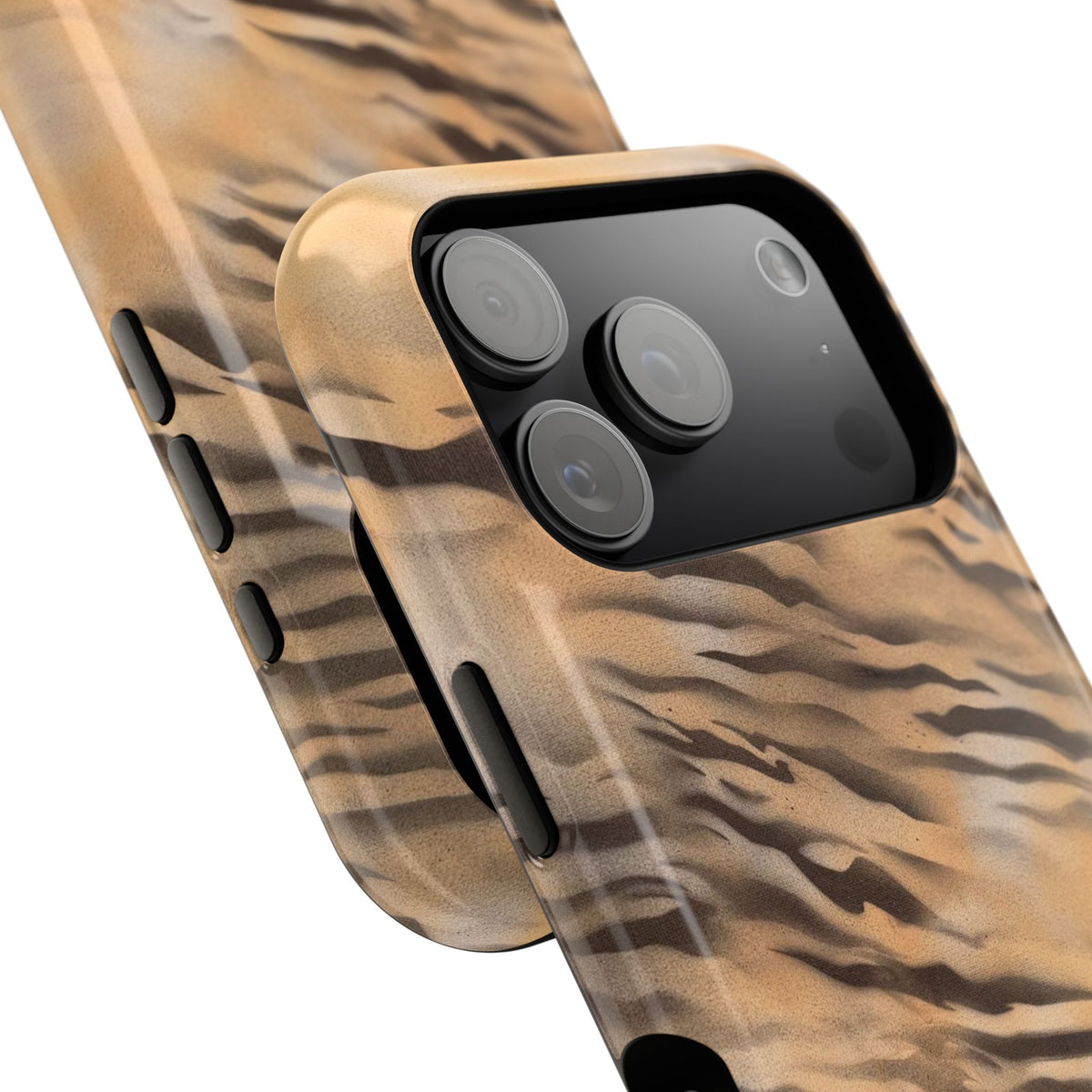 MagSafe "neutral tiger" airbrush iPhone case