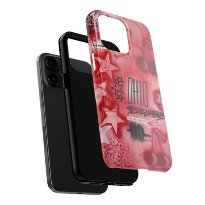 "columbus, ohio" airbrush iPhone case