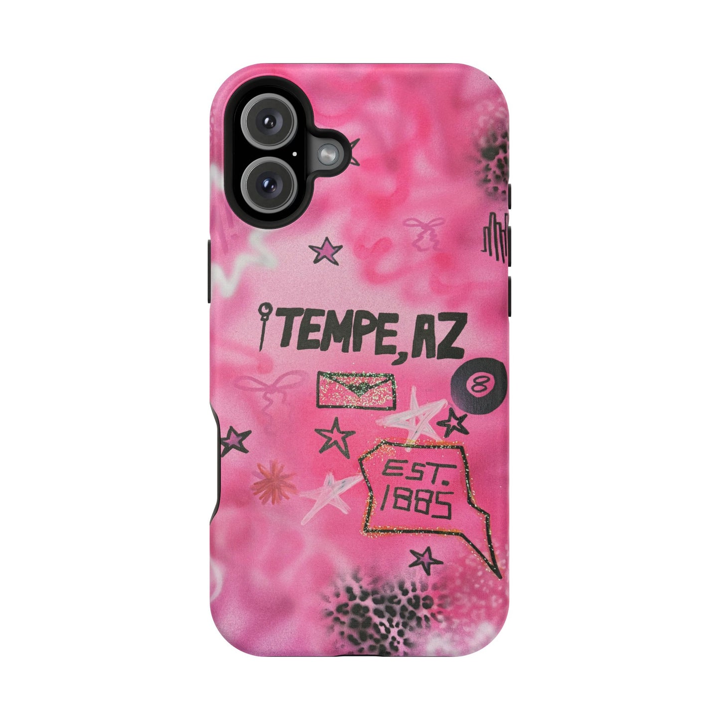 MagSafe „arizona state university pt. 2“ Airbrush iPhone-Hülle