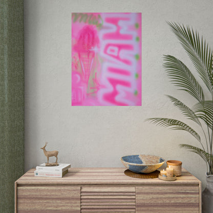 "sunset sorbet" airbrush rolled print