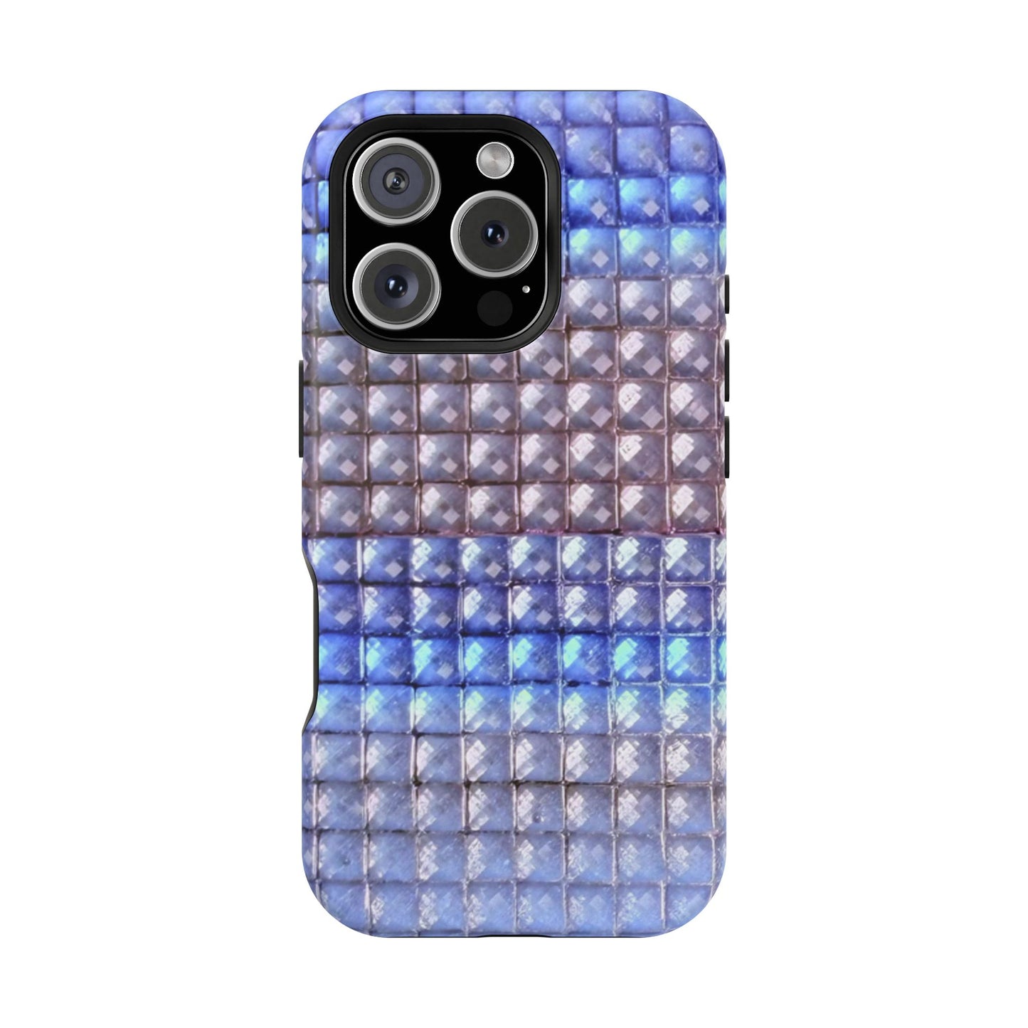 MagSafe "blue studs" airbrush iPhone case