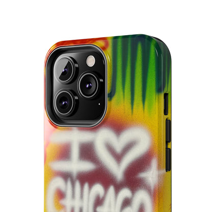 "chicago" airbrush iPhone case