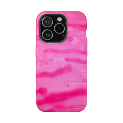 MagSafe "pink camo" airbrush iPhone case