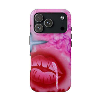 "glitter aura" airbrush iPhone case