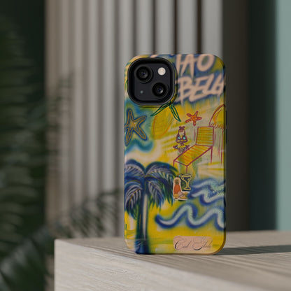 MagSafe "ciao bella" airbrush iPhone case