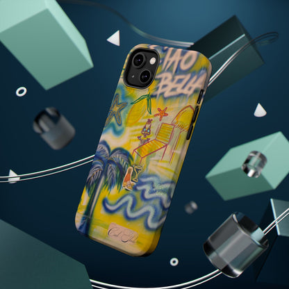 MagSafe "ciao bella" airbrush iPhone case