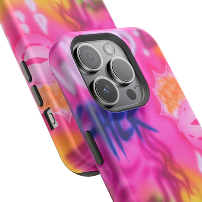 MagSafe "wanted" airbrush iPhone case
