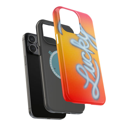 MagSafe "lucky" airbrush iPhone case