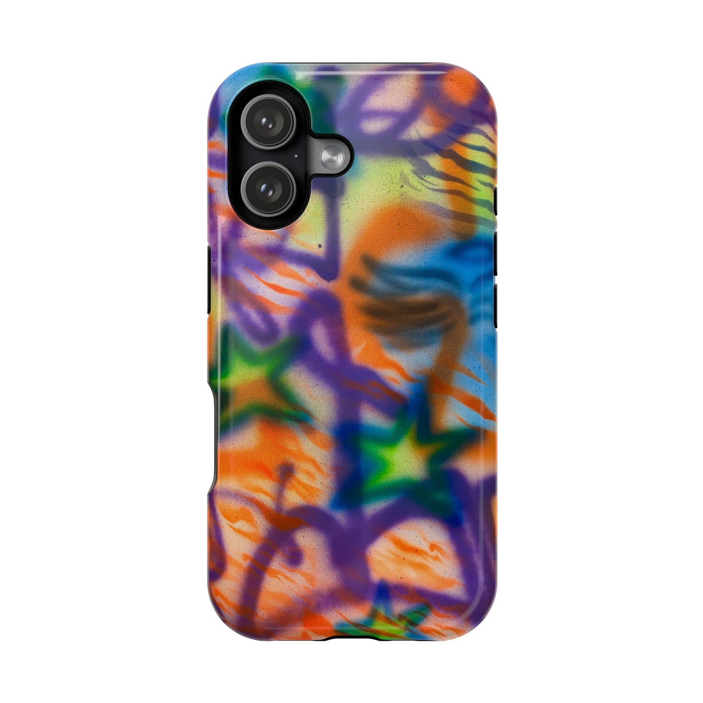 MagSafe "streetwear angel" airbrush iPhone case