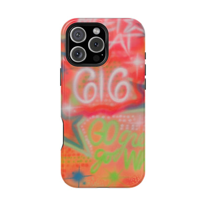 MagSafe custom @msualphaphi airbrush iPhone case