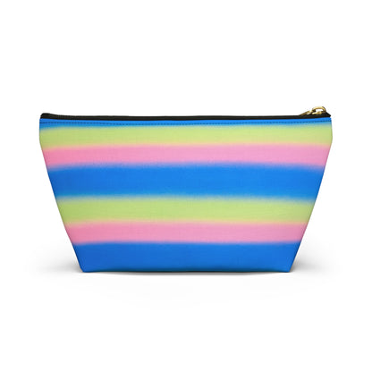 "sherbet stripes" airbrush makeup pouch