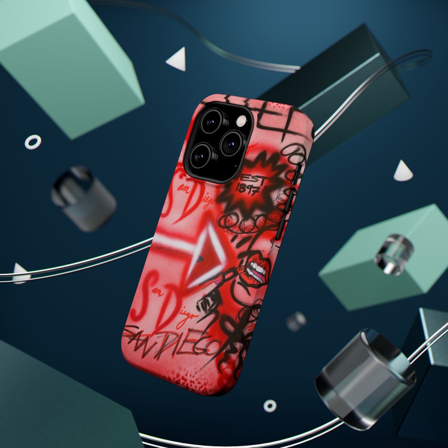 MagSafe "San Diego" Airbrush iPhone-Hülle