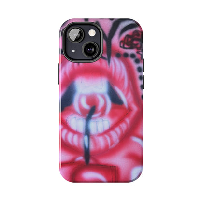 "be happy go lucky" airbrush iPhone case