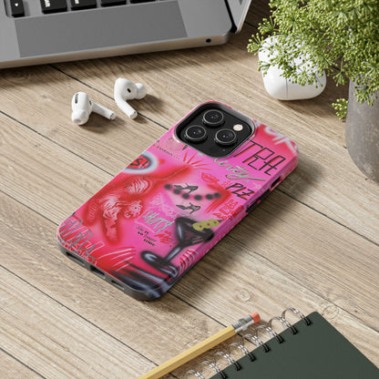"extra dirty, plz!" airbrush iPhone case