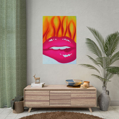 "flaming lips" airbrush rolled print
