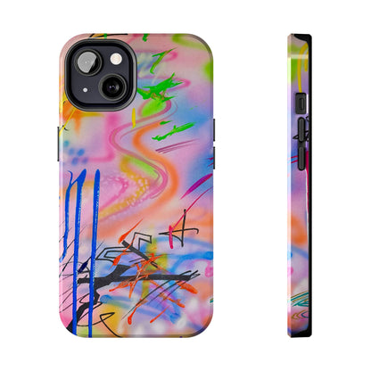 "neon haze" airbrush iPhone case