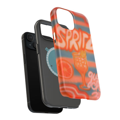 MagSafe "aperol spritz pt. 2" airbrush iPhone case