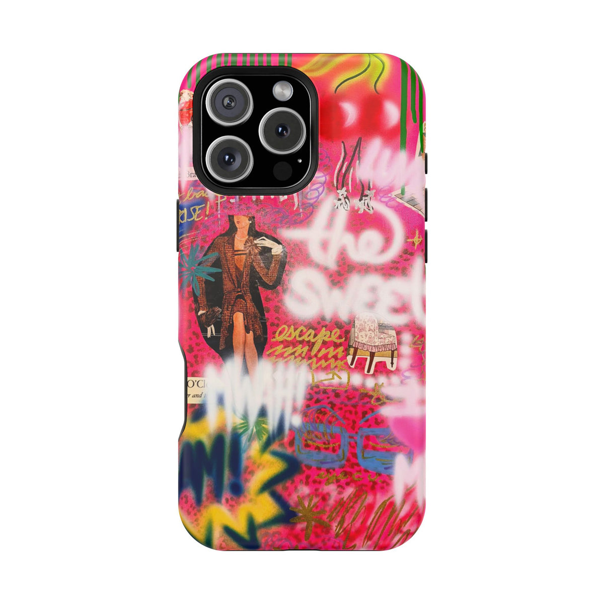 MagSafe "Sweet Escape" Airbrush iPhone Hülle