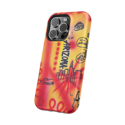 MagSafe "tempe, az" airbrush iPhone case