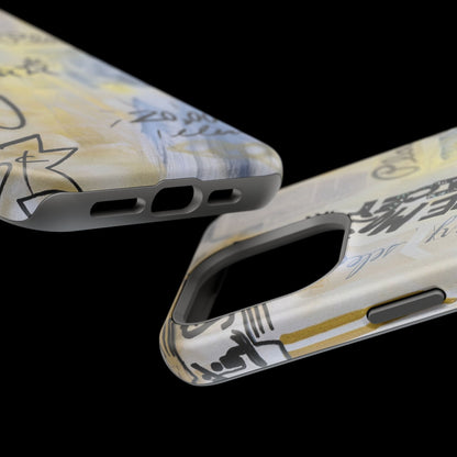MagSafe "golden glacier" airbrush iPhone case