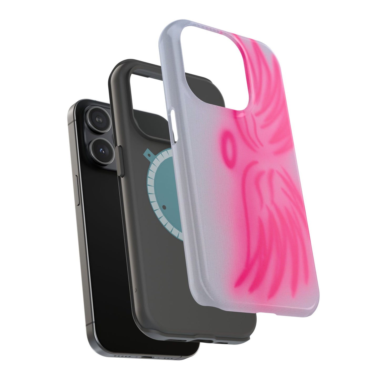 MagSafe "angel wings" airbrush iPhone case