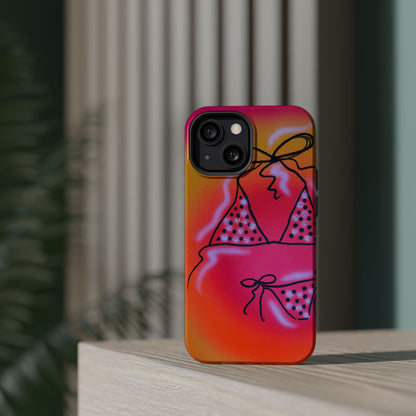 MagSafe "glitter bikini" airbrush iPhone case