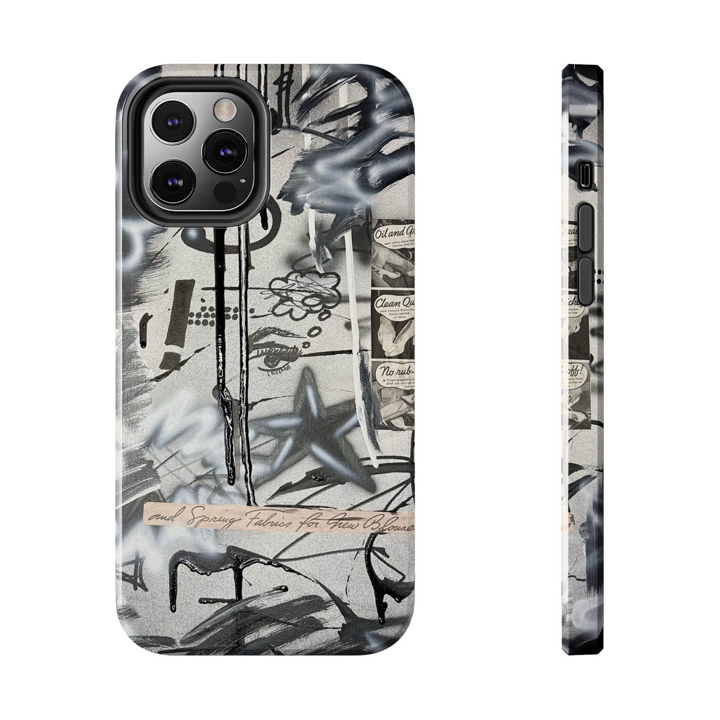 "monochrome mood" airbrush iPhone case