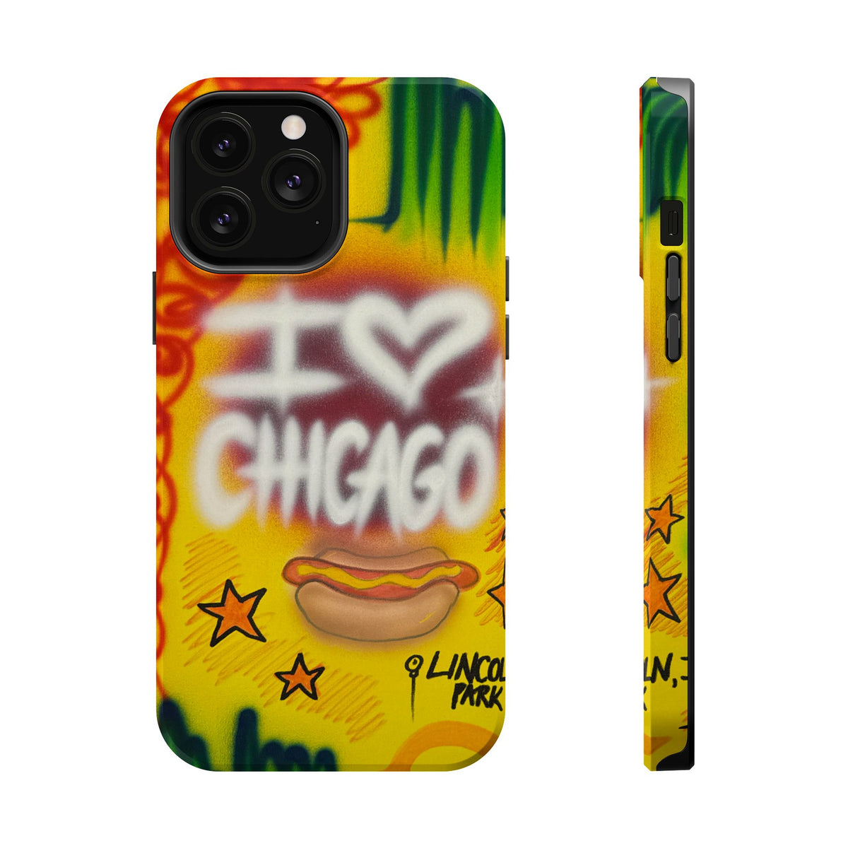 MagSafe "chicago" airbrush iPhone case