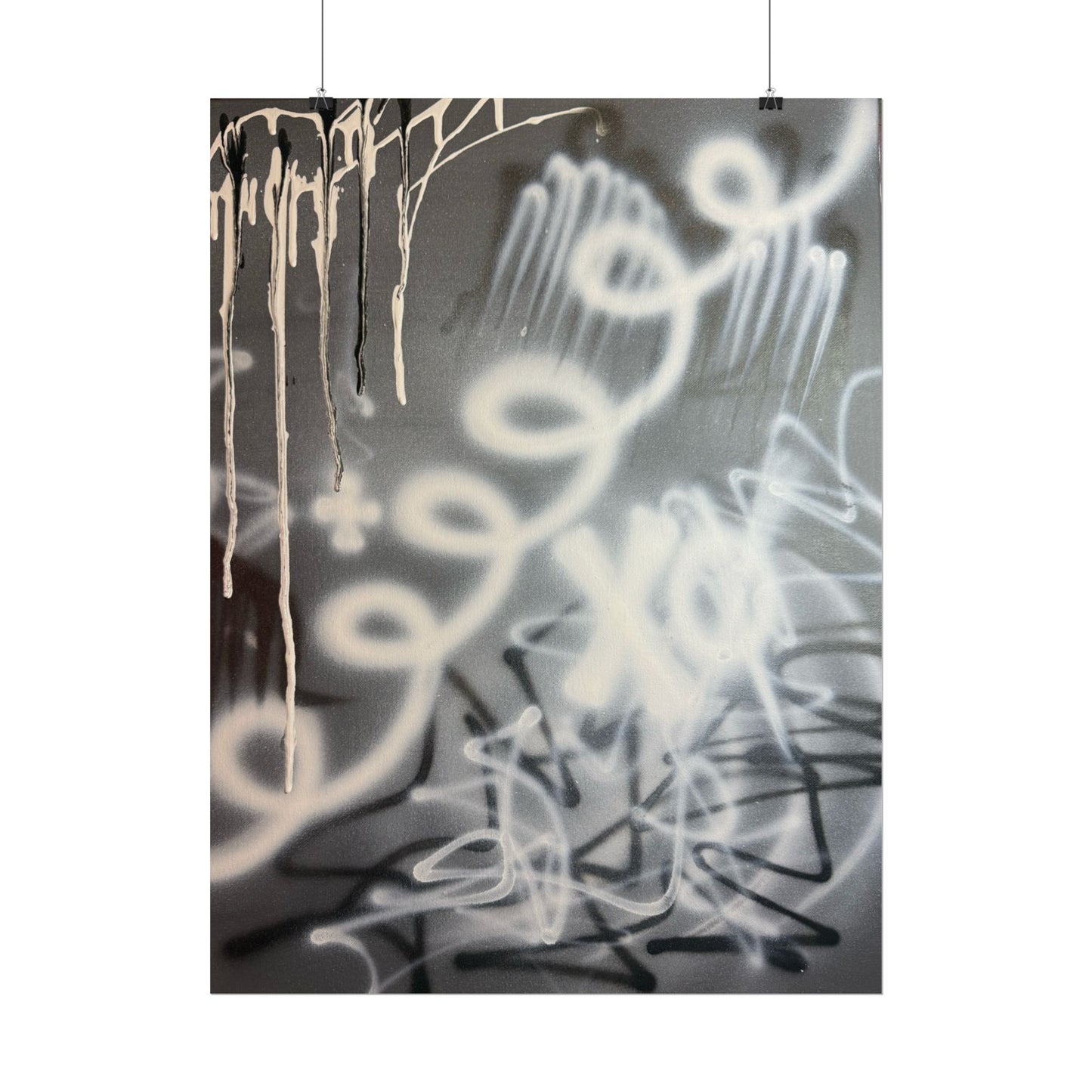 "spatial blur" airbrush rolled print