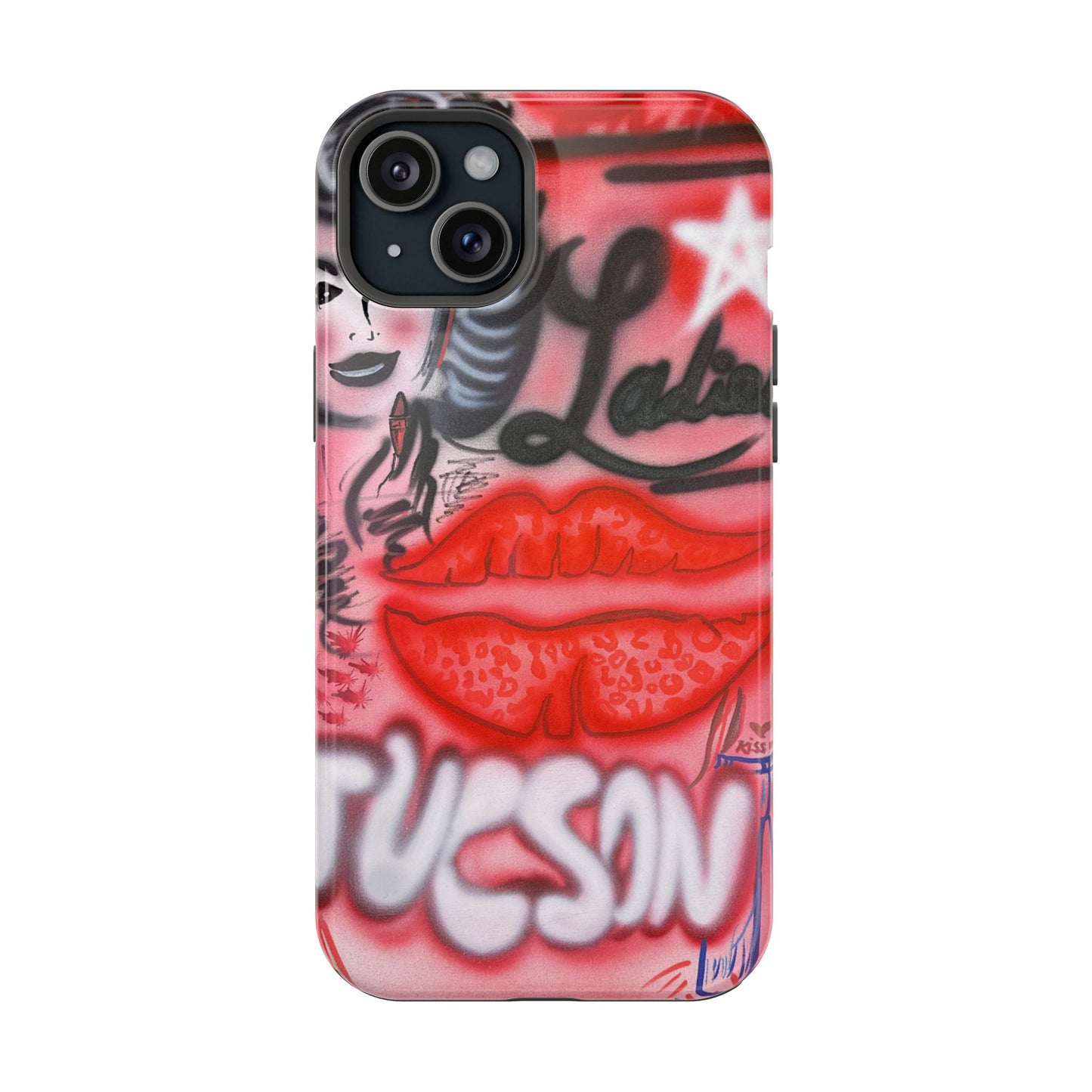 MagSafe "tucson, az" airbrush iPhone case