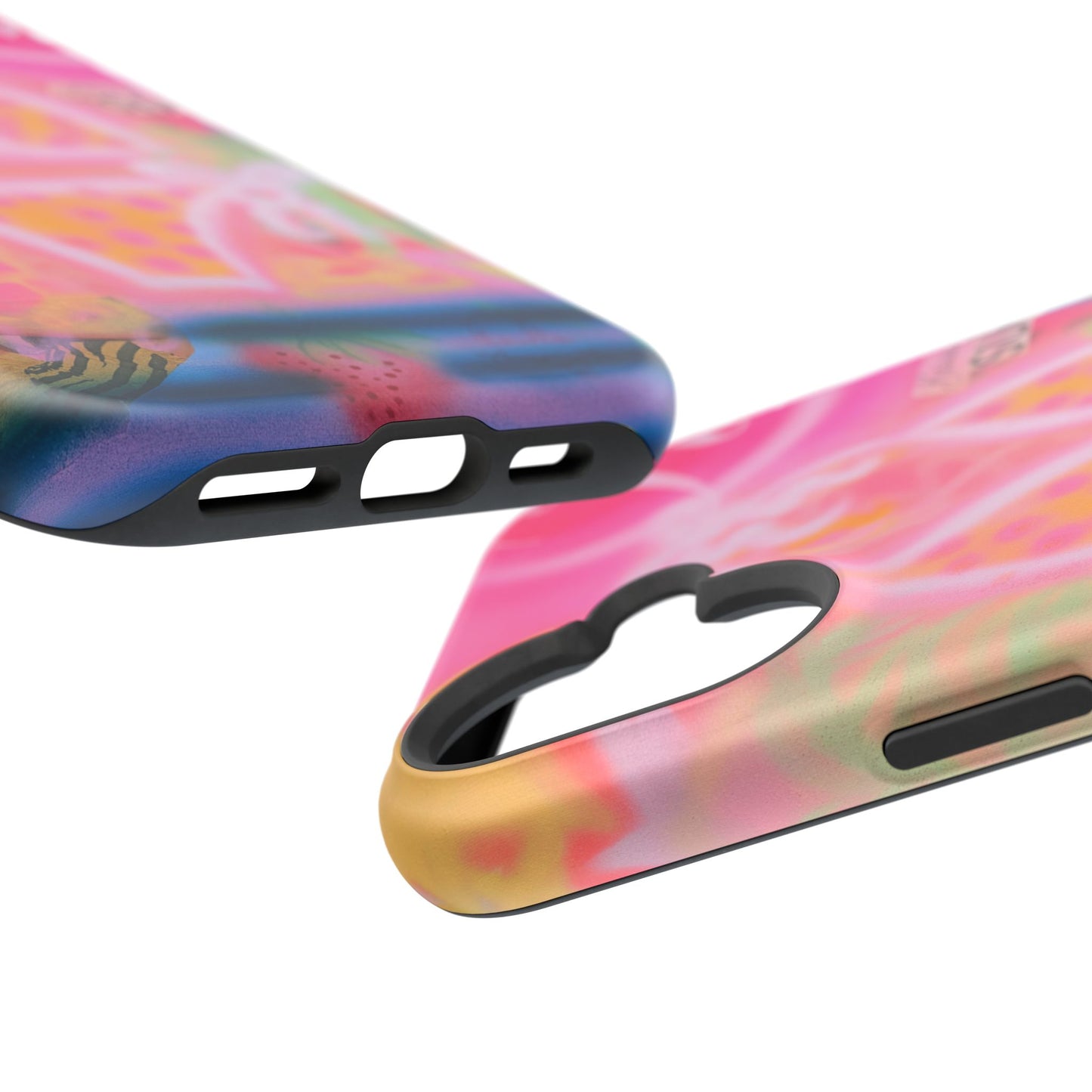 MagSafe "santa monica strawberry" airbrush iPhone case