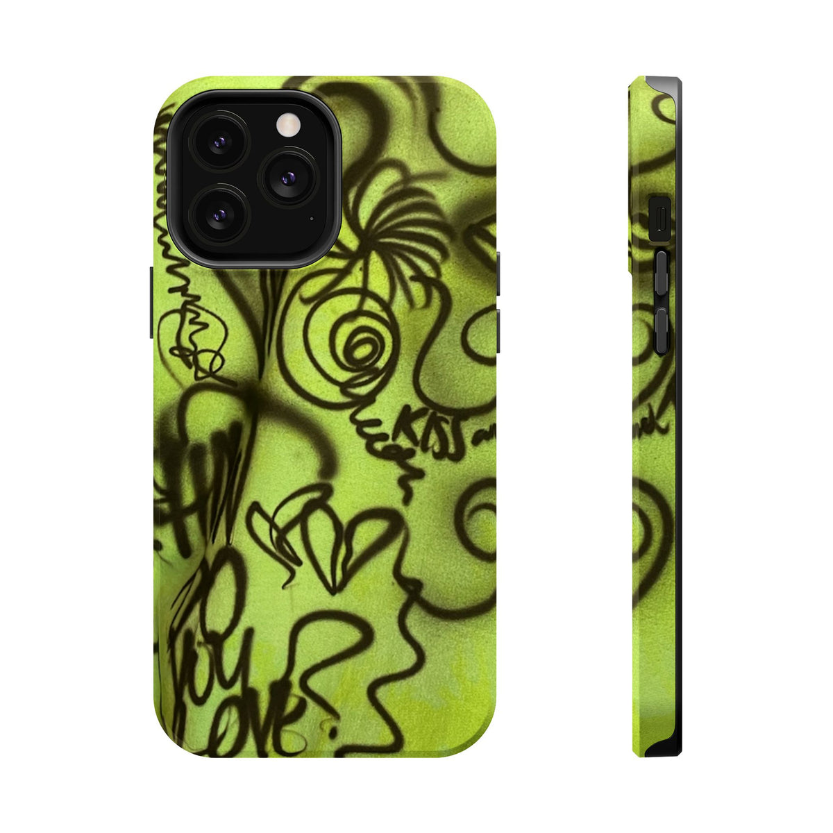 MagSafe "graphic discretion" airbrush iPhone case