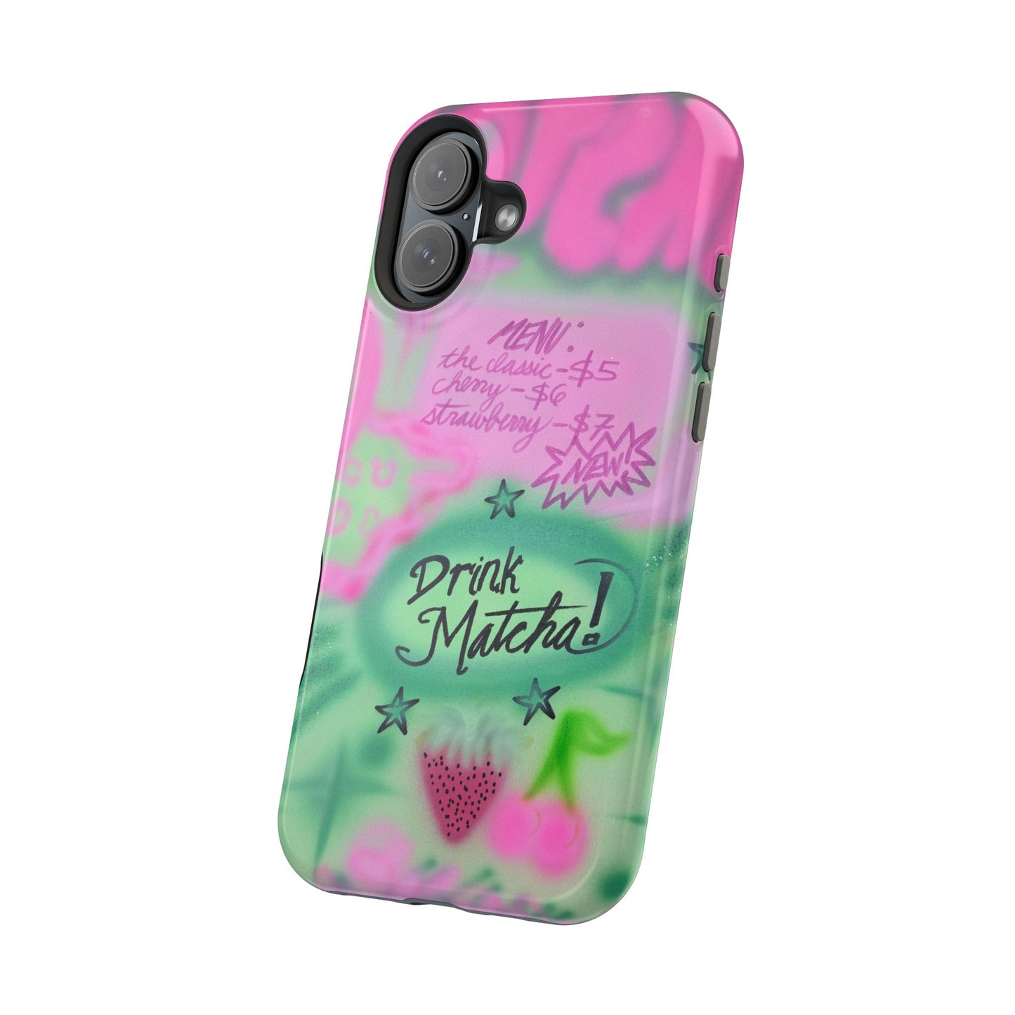 MagSafe "matcha!" airbrush iPhone case