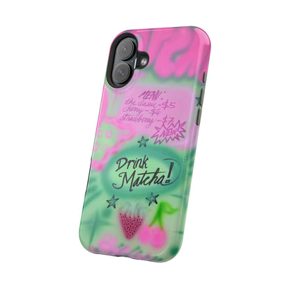 MagSafe "matcha!" airbrush iPhone case