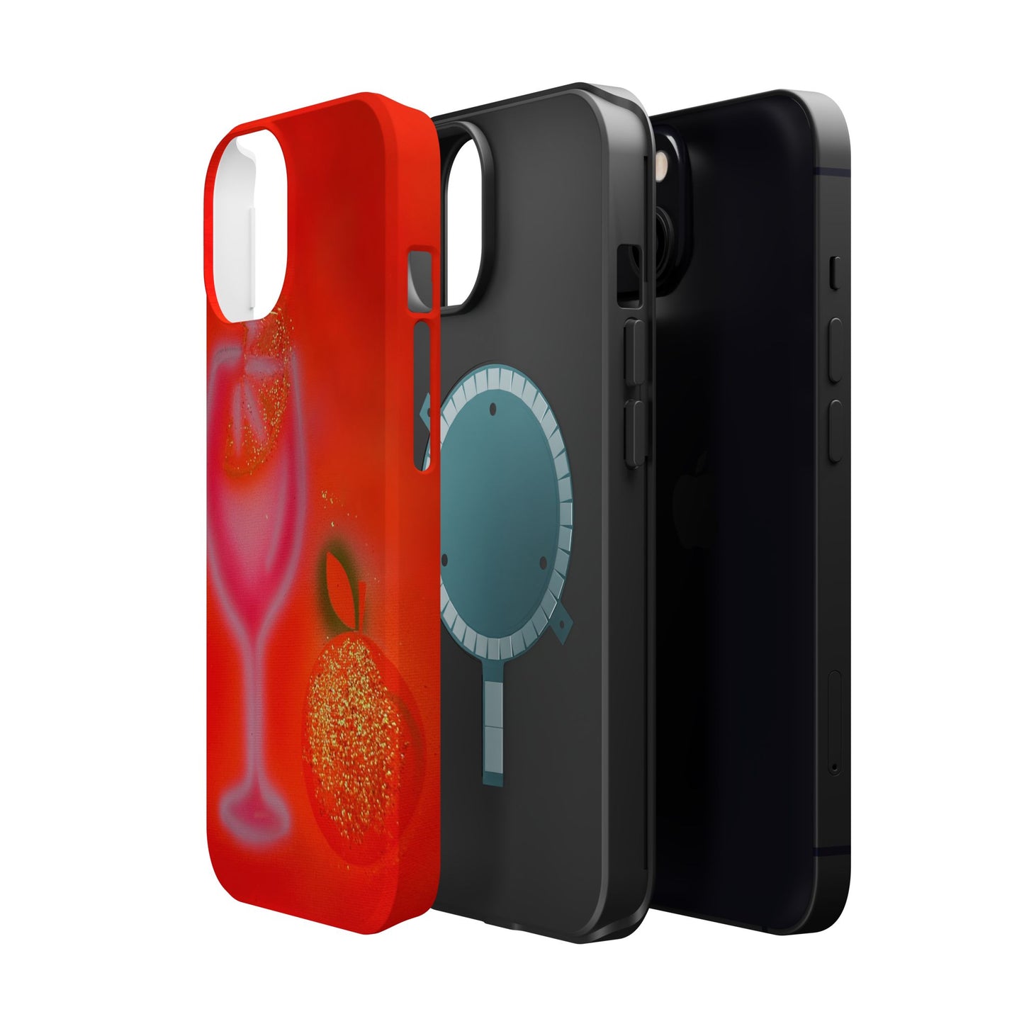 MagSafe "aperol spritz" airbrush iPhone case