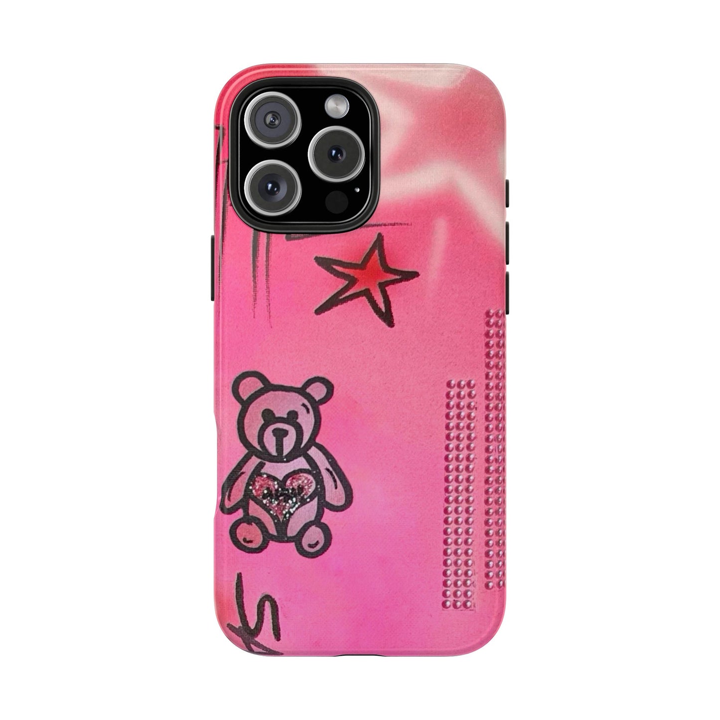 "teddy bear" airbrush iPhone case