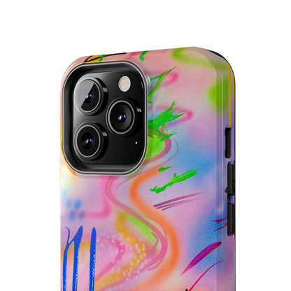 "neon haze" airbrush iPhone case