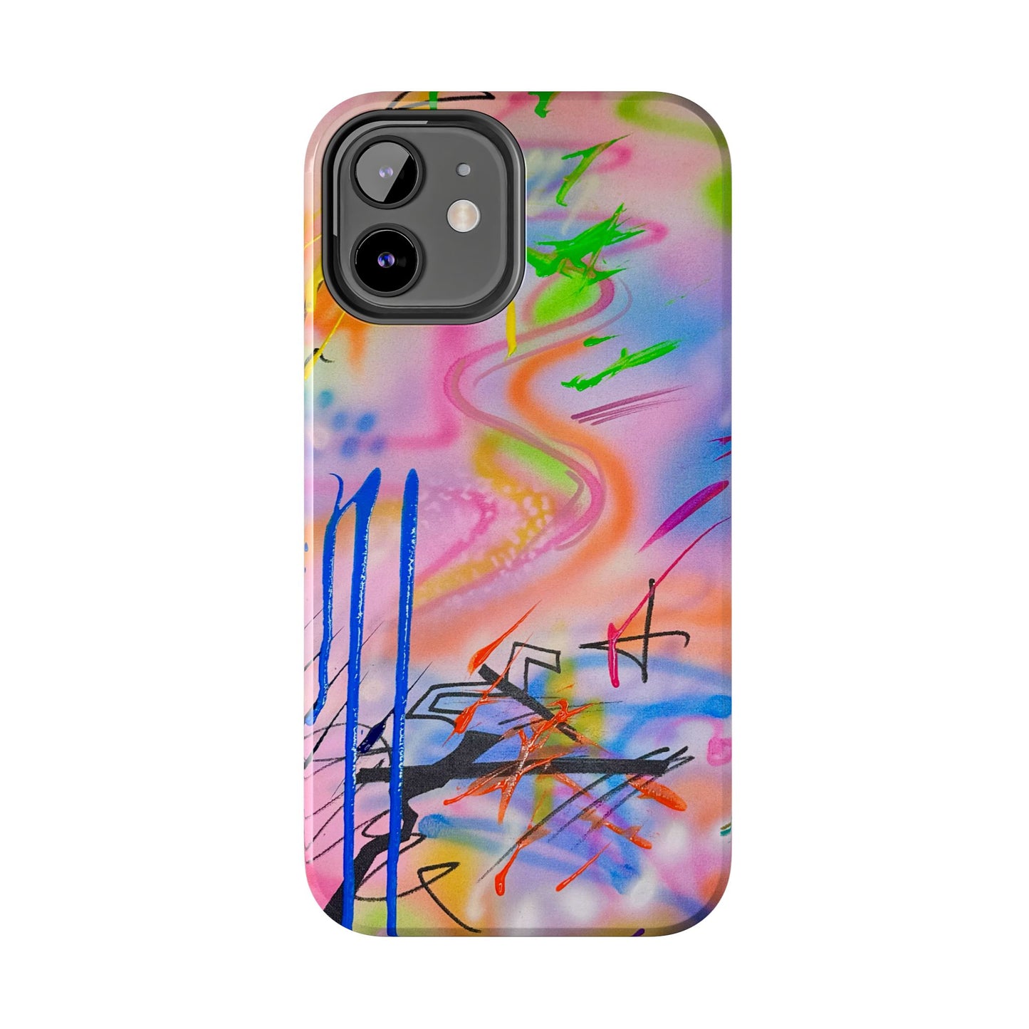 "neon haze" airbrush iPhone case