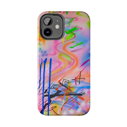 "neon haze" airbrush iPhone case