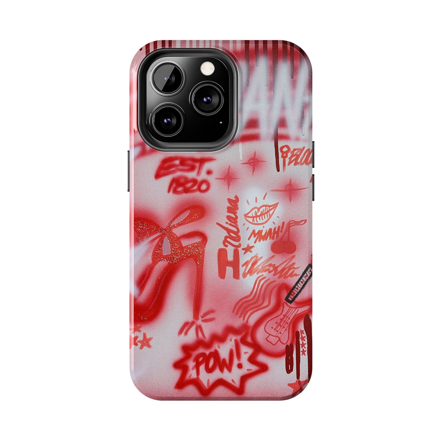 "indiana university" airbrush iPhone case