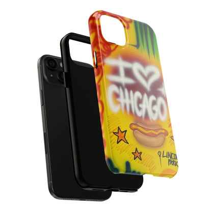 "chicago" airbrush iPhone case